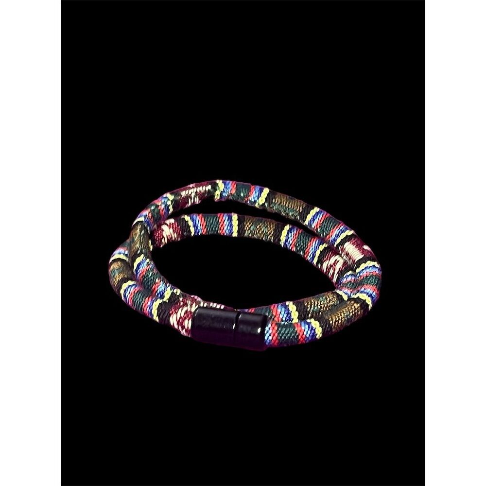 Ottoman Dubai Men's Bohemian Rope Bracelet Multicolor - Picture 8 of 11